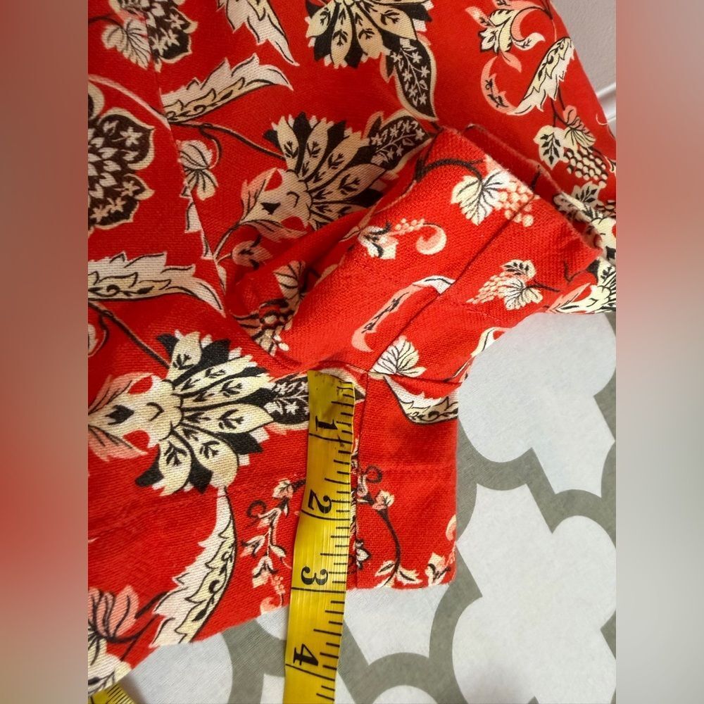 Farm Rio x Anthropologie Long-Sleeve Printed Romper NWT Size L - Picture 7 of 16